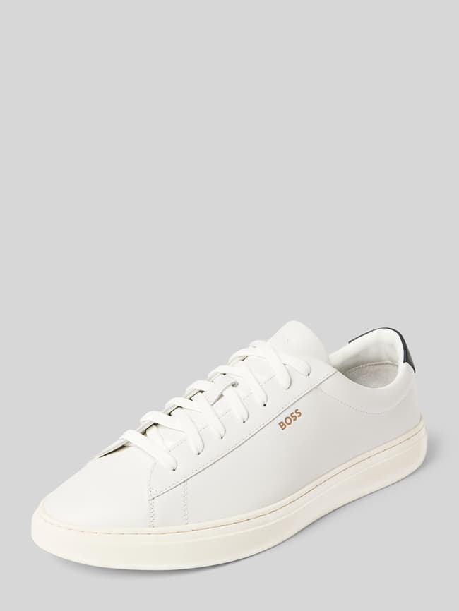 BOSS Sneaker mit Schnürverschluss Modell 'Kieran' (weiss) online