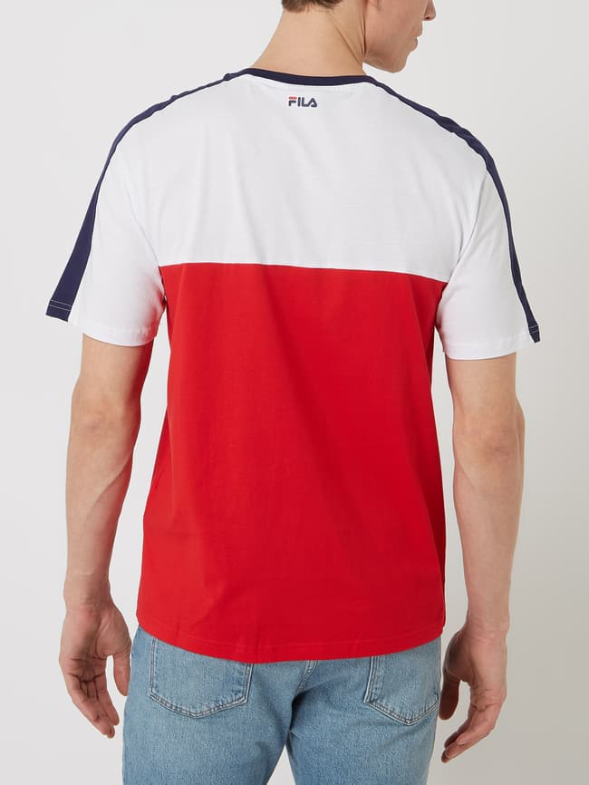 gras Terminologie Suri FILA T-shirt van katoen, model 'Bartin' in rood online kopen | P&C