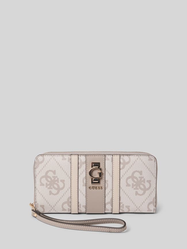 guess portemonnaie damen grau