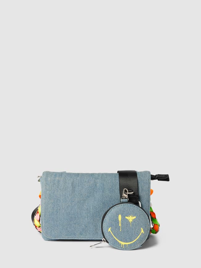 Stuff Maker Umhängetasche mit Kontrast-Details (jeansblau) online