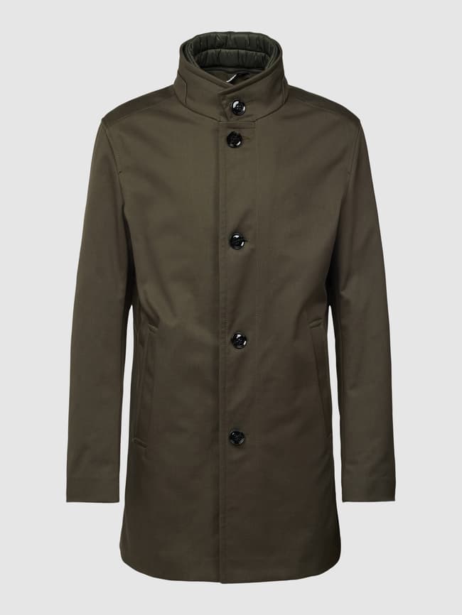 Strellson Mantel mit Stehkragen Modell 'Finlay' (oliv) online kaufen
