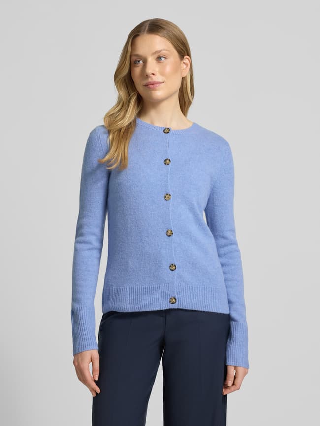 Christian Berg Woman Cardigan mit Rundhalsausschnitt und