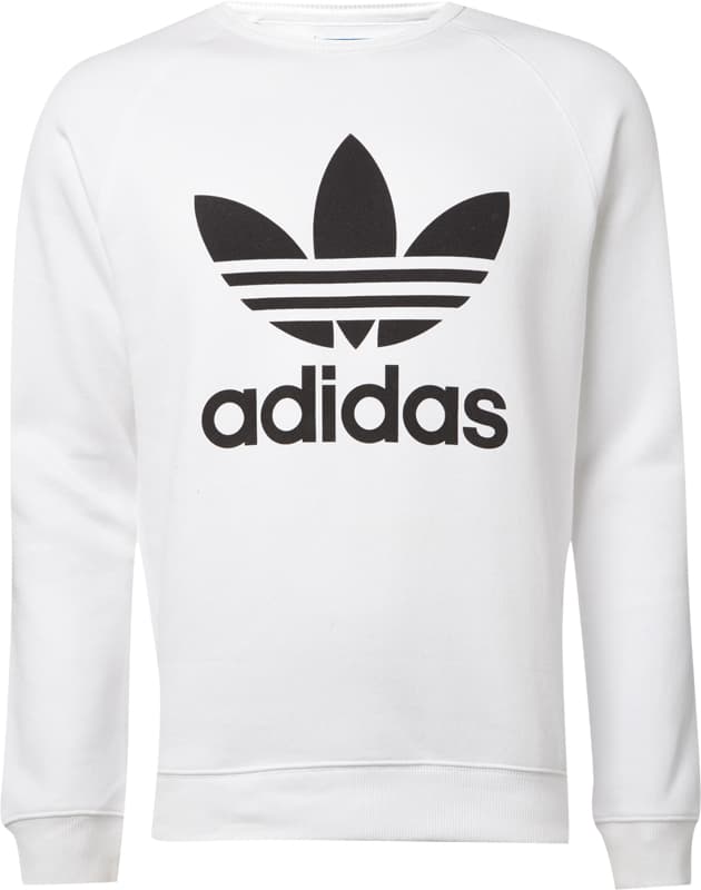 adidas Originals Sweatshirt mit groBem Logo Print weiss online kaufen