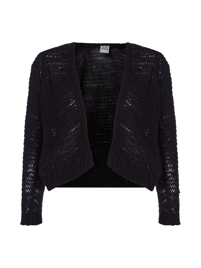 Vero Moda Strickjacke im Lochstrick (schwarz) online kaufen