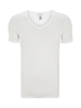 Hanro T-shirt met V-hals Wit