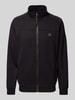 Lerros Sweatjacke mit Strukturmuster Black