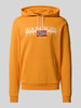 Napapijri Hoodie mit Label-Print Modell 'AYLMER' Orange