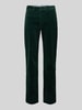 Polo Ralph Lauren Stretch straight fit corduroy broek met riemlussen, model 'BEDFORD' Flessengroen