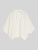 Tom Tailor Oversized Bolero aus Baumwoll-Mix Weiss