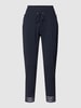 Raffaello Rossi Jogpants mit Reißverschlusstaschen Modell CANDY FUTURE Marineblau