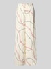 Tommy Hilfiger Loose fit pull-on broek van pure viscose Wit