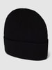 MCNEAL Beanie mit breitem Umschlag Schwarz