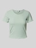 Only Regular Fit T-Shirt mit Viskose-Anteil Mint