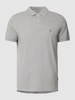 Tommy Hilfiger Poloshirt mit Label-Detail Hellgrau Melange