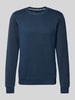 Blend Sweatshirt mit Strukturmuster Marine