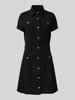 Guess Minikleid mit aufgesetzten Taschen Modell 'ELORA' BLACK