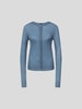 Joseph Strickjacke aus Kaschmir Metallic Blue