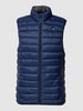 Blend Bodywarmer met labeldetail, model 'Romsey' Donkerblauw