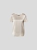 Juvia T-Shirt aus Viskose-Mix Oliv