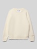 Jack & Jones Regular Fit Pullover in Strick-Optik Modell 'Jorno' Ecru