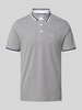 Jack & Jones Regular Fit Poloshirt mit Knopfleiste Modell 'PAULOS' Hellgrau