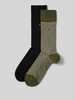 Tommy Hilfiger Kousen van katoenmix, per 2 paar Kaki