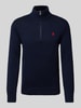 Polo Ralph Lauren Strickpullover mit Troyer-Kragen Marine