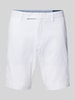 Polo Ralph Lauren Slim Stretch Fit Shorts im unifarbenen Design Weiss