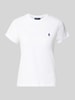 Polo Ralph Lauren Regular Fit T-Shirt aus reiner Baumwolle Weiss
