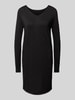 Vero Moda Loose Fit Strickkleid mit Effektgarn Modell 'HAPPYSHINE' Black