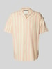 Jack & Jones Premium Regular fit vrijetijdsoverhemd met reverskraag, model 'MONTANA RESORT' Beige