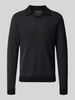 Jack & Jones Premium Gebreide pullover met ribboorden, model 'EASTON' Antraciet