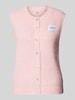 VILLA SOPHIE Gilet met knoopsluiting Roze