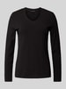 More & More Longsleeve mit  Rundhalsausschnitt Black