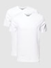 HECHTER PARIS T-shirt met V-hals Wit