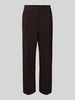 OPUS Broek in verkorte pasvorm, model 'Meeri city' Chocoladebruin