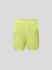 Bonsai Sweatshorts in Strick-Optik Neon Gruen