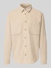 Only & Sons Loose Fit Freizeithemd aus reiner Baumwolle Modell 'ALP' Beige