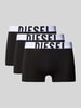 Diesel Trunks mit elastischem Bund im 3er-Pack Black