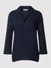 Tom Tailor Longsleeve mit V-Ausschnitt Marine