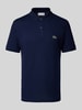 Lacoste Slim Fit Poloshirt aus reiner Baumwolle Marine