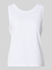 s.Oliver RED LABEL regular fit tanktop van katoenmix Wit