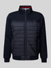 Christian Berg Men Sweatjacke mit Stehkragen Marine