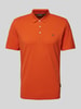 Napapijri Slim fit poloshirt met logostitching, model 'EAlIS' Oranje