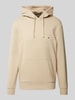 Tommy Hilfiger Regular fit hoodie van puur katoen Beige