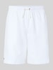 Lacoste Sport Relaxed Fit Shorts mit Logo-Patch Weiss