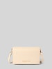VALENTINO BAGS Handtasche mit Label-Applikation Modell 'EMBER' Ecru