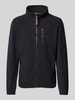 camel active Sweatjacke mit Label-Patch Marine