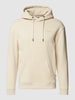 Blend Hoodie met labeldesign, model 'Downton' Zand