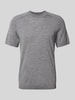 SELECTED HOMME Regular fit T-shirt van zuivere wol Middengrijs